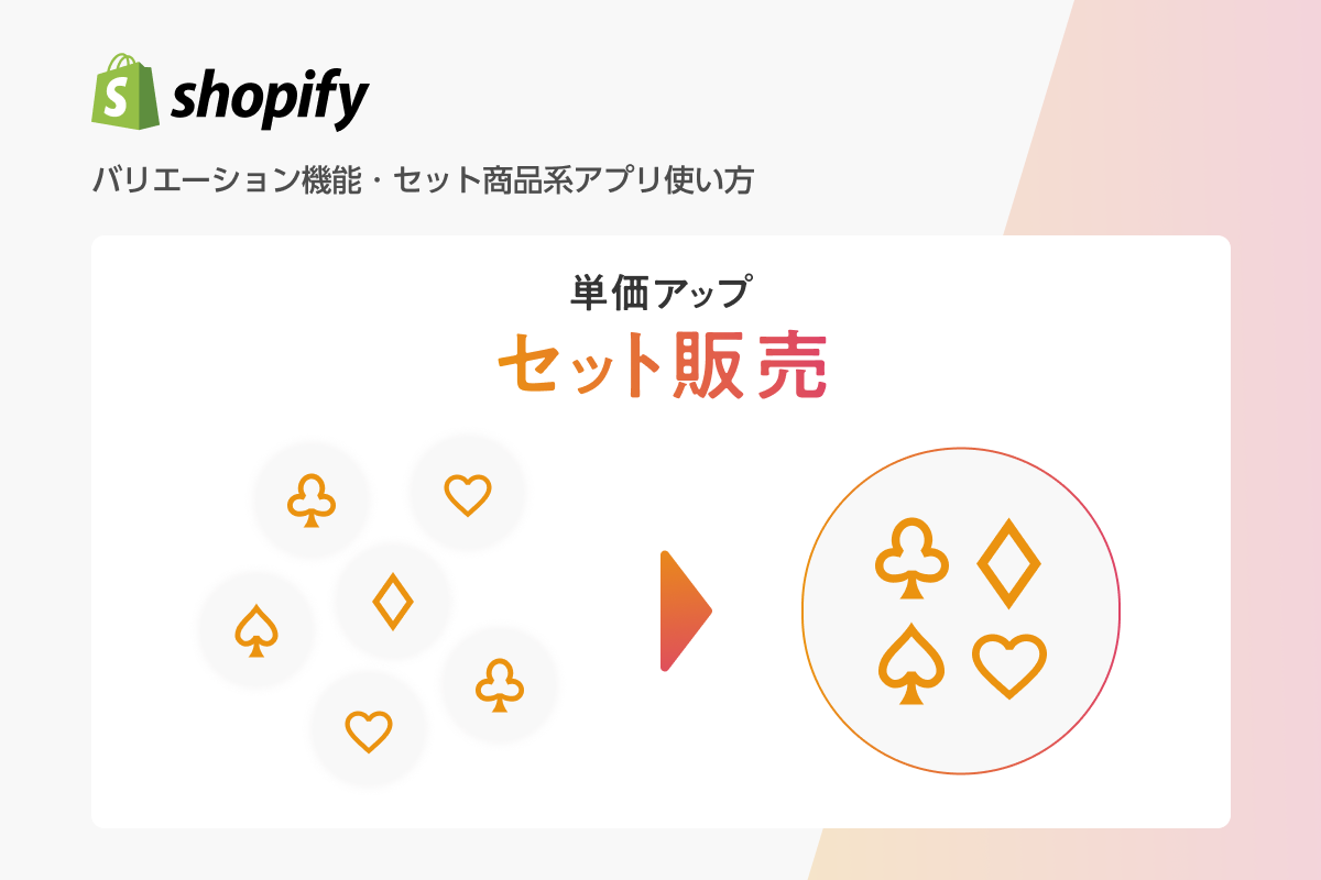 Shopifyでセット品を販売するには？バリエーション機能の使い方やセット商品系アプリを徹底解説